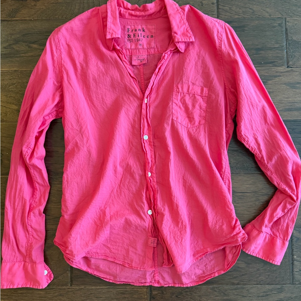 Frank & Eileen Pink Button-Up Shirt